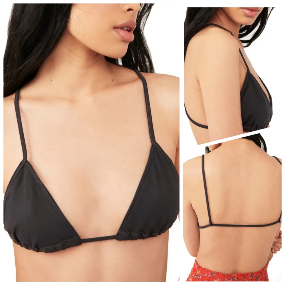 Free People Sammi Black Bra